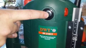 фрезер DWT OF-2100 V (распаковка)
