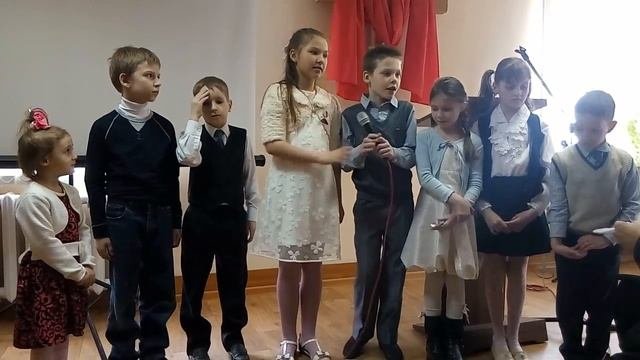 Воскресная школа рассказывает стихи на Пасху младшая группа