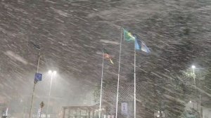 Снежная метель и Морозы обрушились на Бразилию, 13 городов засыпало снегом