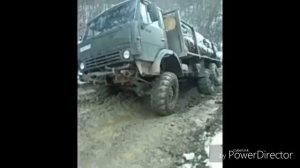 Лесовозы в горах КЧР часть 4.