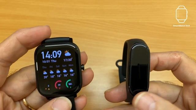 Amazfit GTS vs Mi Band 4 смотреть онлайн