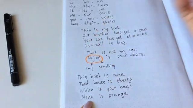А1 Урок 5 (притяжательные местоимения, притяжательный падеж существительных)