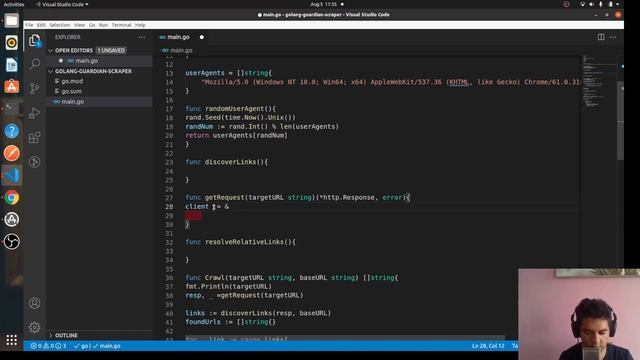 Golang Project 2021 - Crawl Guardian.com - PART 4