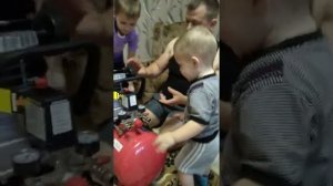 Компрессор воздушный KD 50/200, 1,5 кВт, 198 л/мин, 50 л// KRONWERK