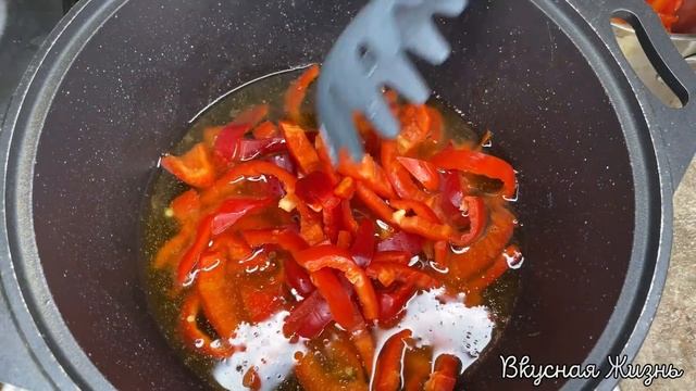 ПЕРЕПРОБОВАЛА КУЧУ РЕЦЕПТОВ, А ЛУЧШЕ ЭТОГО НЕ НАШЛА! Вкуснейший сладкй перец на зиму. смотреть онлайн