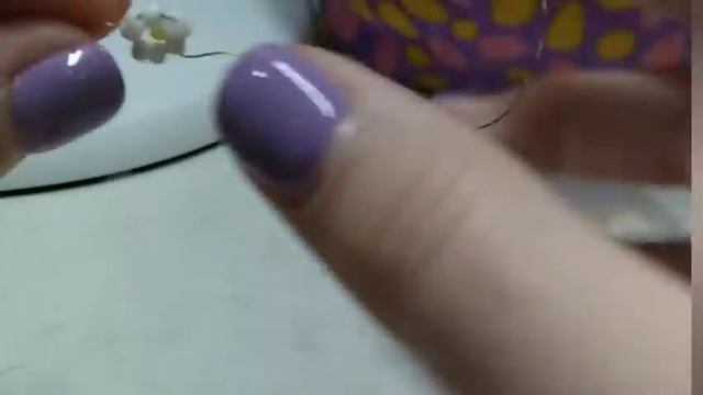 колечко ромашка из бисера