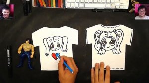 Как нарисовать Харли Квинн