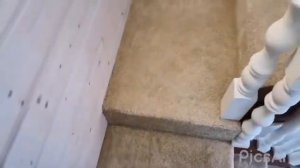 Укладка ковролина на лестницы с полным приклеиваниям