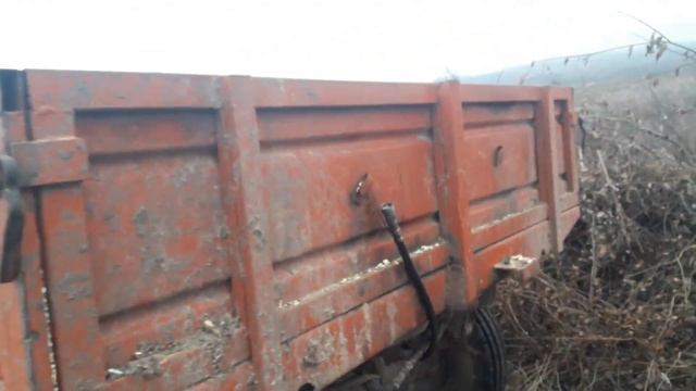 Дробление веток в  щепу. Трактор Мтз.Как альтернатива сжиганию.