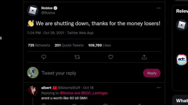 ROBLOX IS SHUTTING DOWN???? смотреть онлайн