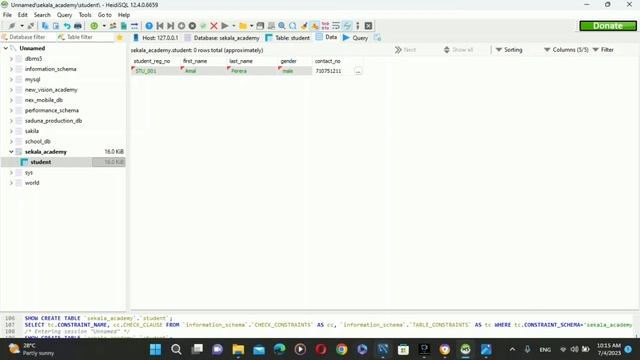 Database Q Set 06| Write an Update Query Statment| 1st year| Java Institiute| Dulana Navodya смотреть онлайн