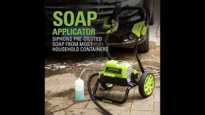 Greenworks 2000 Max PSI @ 1.1 GPM (13 Amp) Electric Pressure Washer GPW2000-1RB