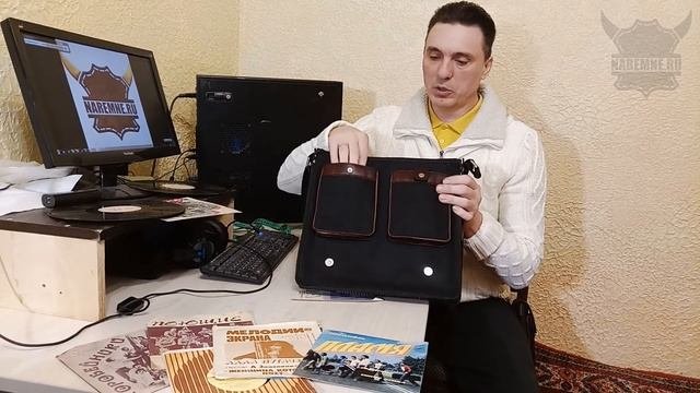 Сумка для виниловых  пластинок (грампластинок)