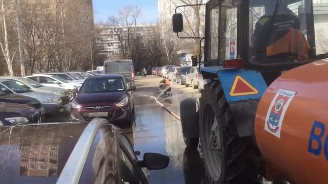 Дворники и пожарный шланг!