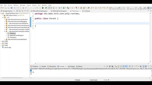 Java Polymorphism | Method Overloading, Method Overriding | Runtime and Compile time Binding