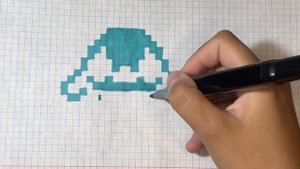 Как нарисовать Стича по клеточкам