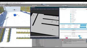 Move parcels with a simulated drone in Unity with ROS