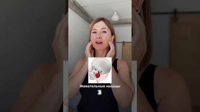 Пять точек  напряжения лица