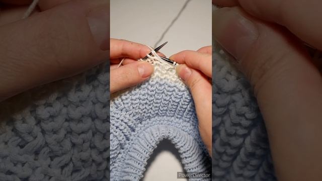 Стильный, модный джемпер полупатентной резинкой. Как вязать по кругу!!! #узорыспицами #crochet #kni