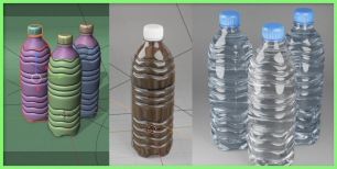 Blender tutorial. Как создать пластиковую бутылку 3D