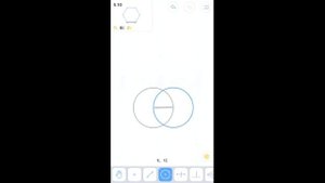 Euclidea - 5. Эпсилон (Epsilon) - 5.10 - Правильный шестиугольник - 4 Stars