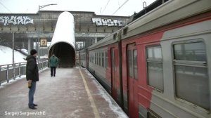 Электропоезд ЭД4М-0002 платформа Москворечье