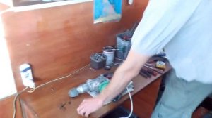 Как горит новый бракованный якорь в перфораторе