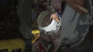 Пайка  бака стиральной машины LG WD 80158NP