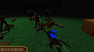 ЗОМБИ ВЕЛИКАН И ЗОМБИ ЧАРОДЕЙ АТАКУЮТ - Игра Wooden Battles Зомби против солдатиков