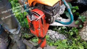 Отбойный молоток, замена электродвигателя на бензиновый