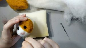 Валяние из шерсти. Как свалять морскую свинку из шерсти.