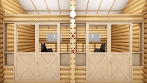 Проект конюшни на 20 лошадей