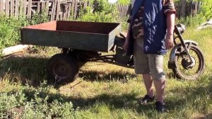 Самодельный мотороллер, построен в 1971 году