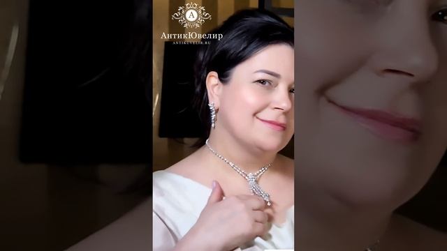 Роскошные серьги и стильное колье. Хадижат Алисултанова. Ювелирные украшения АнтикЮвелир