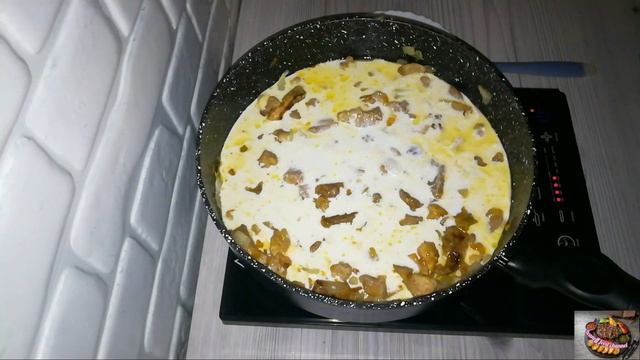 Сливочная подлива со свининой. смотреть онлайн