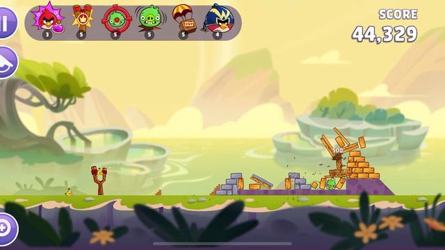 Angry Birds Reloaded: When Birds Fly Level 14 смотреть онлайн