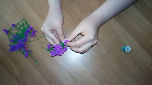 Сирень из гофрированной бумаги смотреть онлайн