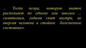 4.1. Архитектура псорного миазма. Первое знакомство.