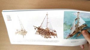 Собрал Парусник Из Дерева. Механический - Деревянный Конструктор. Ugears.