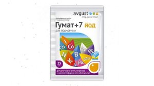Удобрение Гумат +7 йод (Avgust), 25 гр обзор ОФ001410 производитель Фирма Август ЗАО (Россия)