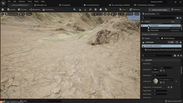 Learn To Create Open Worlds In Unreal Engine 5 | Landscape Auto Material & Level Instance Blueprint