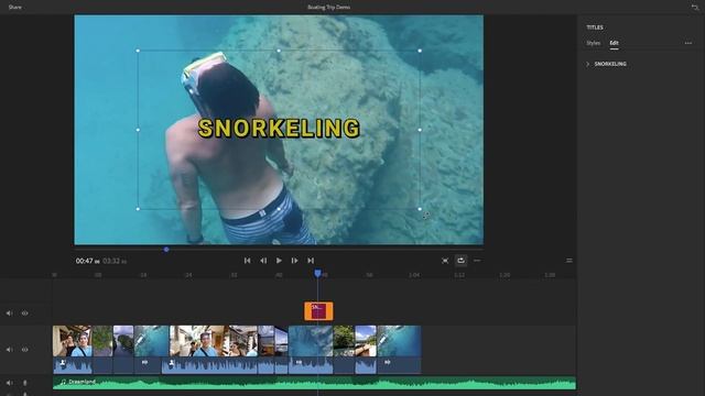Customize Your Titles in Premiere Rush CC | Adobe Creative Cloud смотреть онлайн