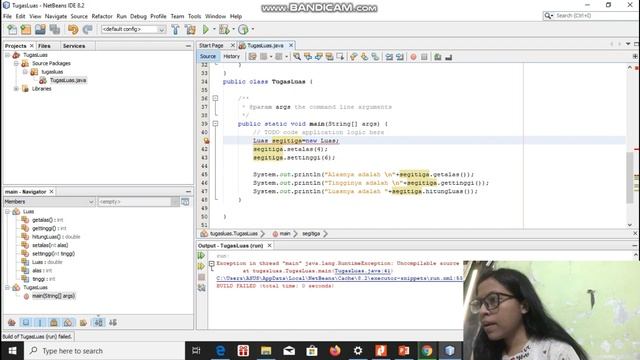 Menghitung Luas Menggunakan Setter dan Getter (Java) смотреть онлайн