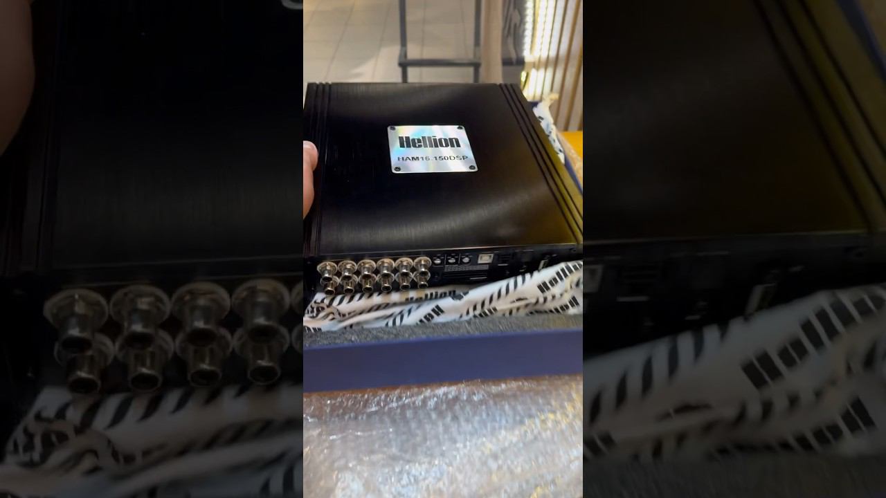 Hellion HAM16.150 DSP - 12-ти канальный усилитель с 16-ти канальным процессором #музыка #music #авто смотреть онлайн