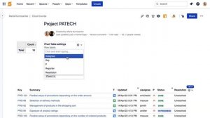 Table Filter and Charts with the Jira Macro in Confluence