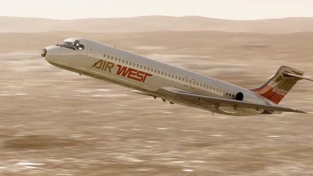 Hughes Airwest Flight 706 - Crash Animation смотреть онлайн