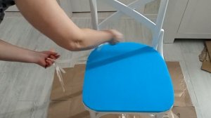 Венский стул женскими руками. Как обновить старый стул.