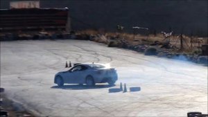 Toyota GT 86 drift on SP track