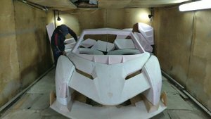 Самодельный Lamborghini Veneno. Реплика автомобиля. Копия суперкара.