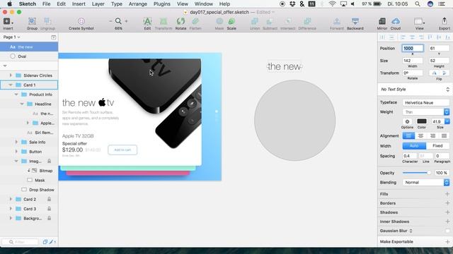 Working with Text • Sketchapp Tutorial / Sketch 3 Tutorial смотреть онлайн